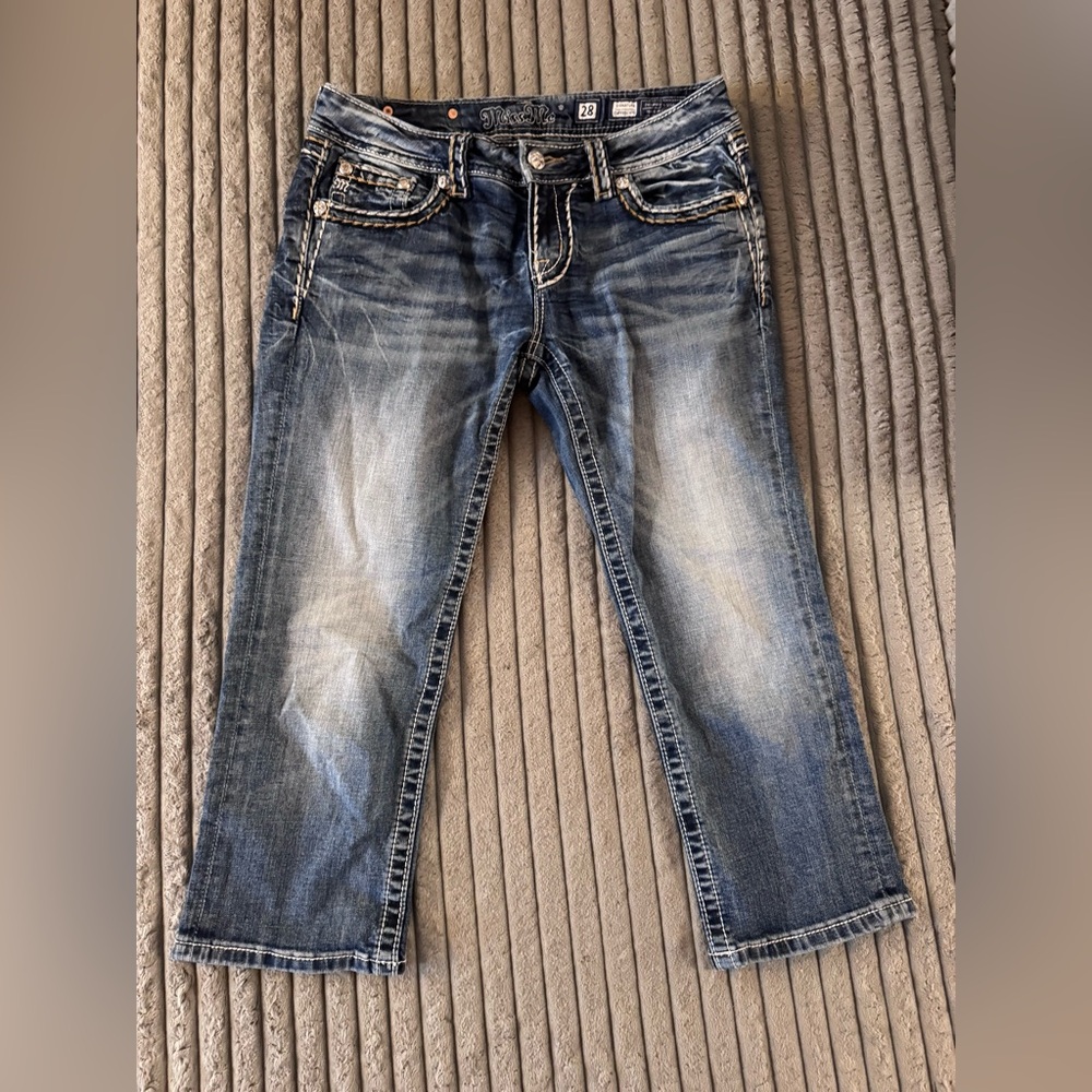 Miss me signature cuffed Capri